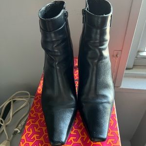 Via Spiga black heeled boots